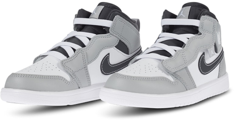 (Preschool) Air Jordan 1 Mid ALT 'Light Smoke Grey' AR6351-078 Lookbook (Preschool) Air Jordan 1 Mid ALT 'Light Smoke Grey' AR6351-078