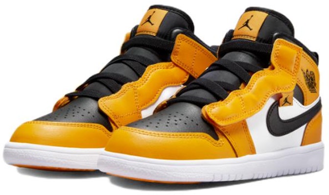 (PS) Air Jordan 1 中帮替代版 '出租车' AR6351-701 Lookbook (PS) Air Jordan 1 中帮替代版 '出租车' AR6351-701