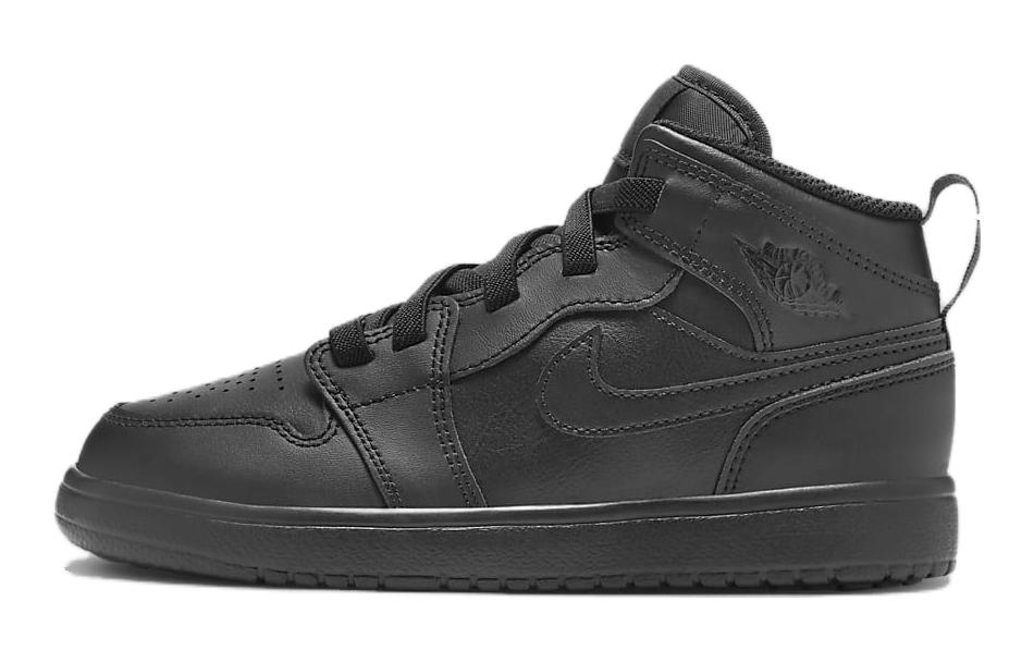 (Preschool) Air Jordan 1 Mid ALT 'Triple Black' DR9745-093