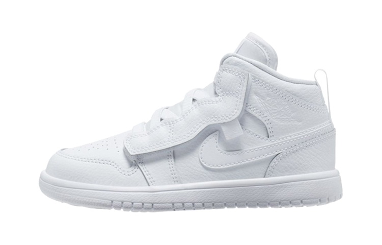 (Preschool) Air Jordan 1 Mid ALT 'Triple White' AR6351-126