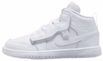 (Preschool) Air Jordan 1 Mid ALT 'Triple White' AR6351-126 (Preschool) Air Jordan 1 Mid ALT 'Triple White' AR6351-126
