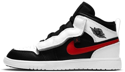 BP幼兒 Air Jordan 1 Mid Alt 紅鉤 中筒復古籃球鞋 黑白熊貓 Buy BP幼兒 Air Jordan 1 Mid Alt 紅鉤 中筒復古籃球鞋 黑白熊貓