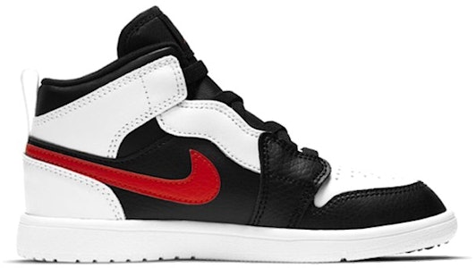 BP幼兒 Air Jordan 1 Mid Alt 紅鉤 中筒復古籃球鞋 黑白熊貓 Order BP幼兒 Air Jordan 1 Mid Alt 紅鉤 中筒復古籃球鞋 黑白熊貓
