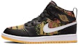Buy (PS) Air Jordan 1 Mid Hitam Laser Jingga Melon Cerah 640737-003