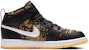 (PS) Air Jordan 1 Mid Hitam Laser Jingga Melon Cerah 640737-003