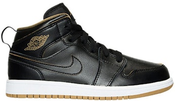 (PS) エアジョーダン1 MID 黒金 (AJ1 MID 黒金) 640734-042 Buy (PS) エアジョーダン1 MID 黒金 (AJ1 MID 黒金) 640734-042