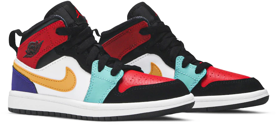 (PS) Air Jordan 1 Mid Bred Multi ''Farben'' 640734-125 Cheap (PS) Air Jordan 1 Mid Bred Multi ''Farben'' 640734-125