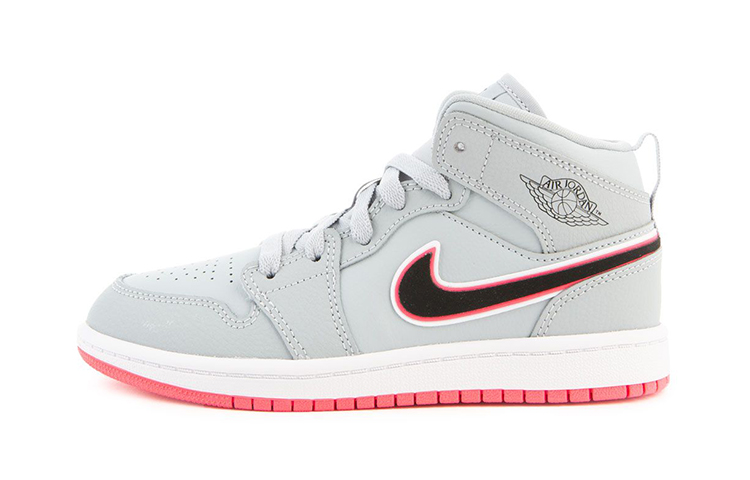 Buy (PS) Air Jordan 1 Mid Gris/Rojo 640737-060