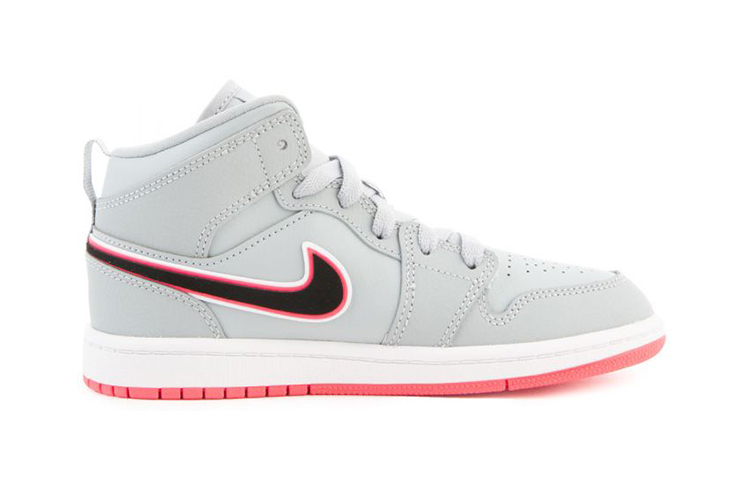 Order (PS) Air Jordan 1 Mid Gris/Rojo 640737-060