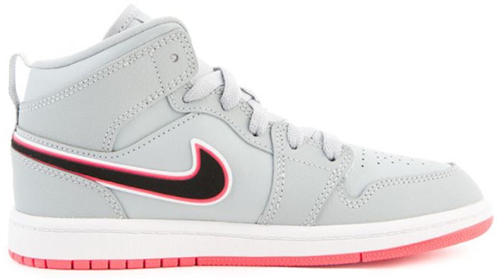 (PS) Air Jordan 1 Mid Gris/Rojo 640737-060 Order (PS) Air Jordan 1 Mid Gris/Rojo 640737-060