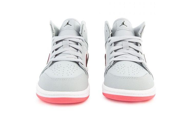 Details for (PS) Air Jordan 1 Mid Gris/Rojo 640737-060