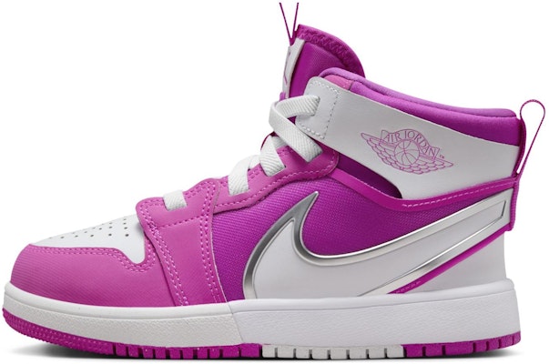 (Preschool) Air Jordan 1 Mid RM EasyOn 'Fire Pink' FQ1282-601 Buy (Preschool) Air Jordan 1 Mid RM EasyOn 'Fire Pink' FQ1282-601