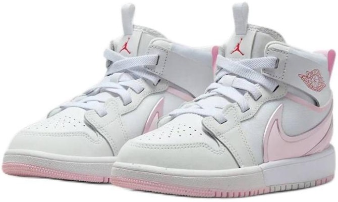 (Preschool) Air Jordan 1 Mid RM EasyOn 'White Pink Foam' FQ1282-101 Lookbook (Preschool) Air Jordan 1 Mid RM EasyOn 'White Pink Foam' FQ1282-101