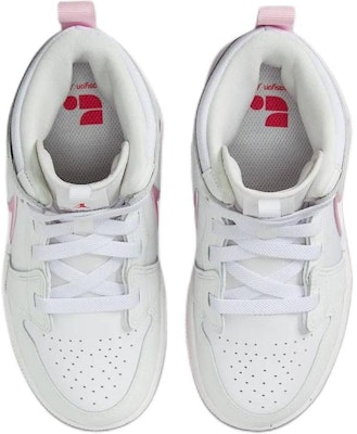 (Preschool) Air Jordan 1 Mid RM EasyOn 'White Pink Foam' FQ1282-101 Shop (Preschool) Air Jordan 1 Mid RM EasyOn 'White Pink Foam' FQ1282-101