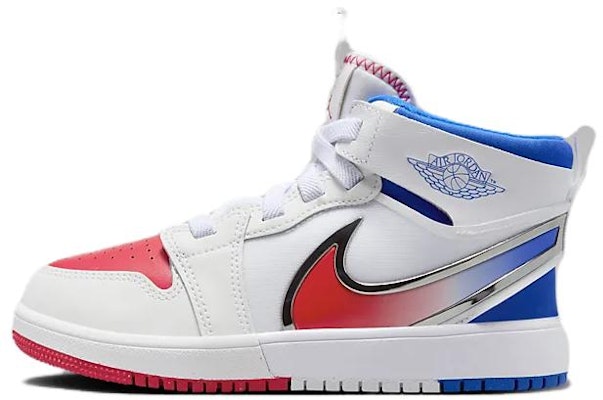 (Preschool) Air Jordan 1 Mid RM EasyOn 'White Racer Blue Red' FQ1282-100 Buy (Preschool) Air Jordan 1 Mid RM EasyOn 'White Racer Blue Red' FQ1282-100