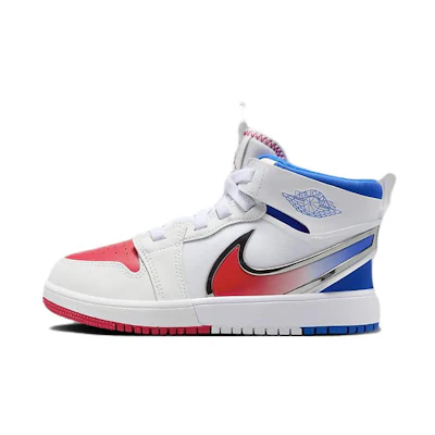 (PS) Jordan 1 Mid RM EasyOn 'White Racer Blue Red'