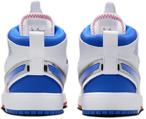 (JR) Air Jordan 1 Mid RM EasyOn 'Blanco Azul Racer Rojo' FQ1282-100 Lookbook (JR) Air Jordan 1 Mid RM EasyOn 'Blanco Azul Racer Rojo' FQ1282-100