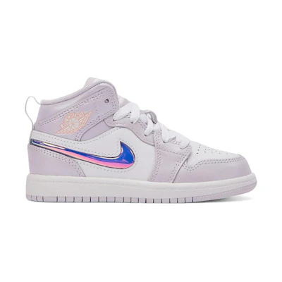 (Youth) Jordan 1 Mid SE 'Barely Grape White'