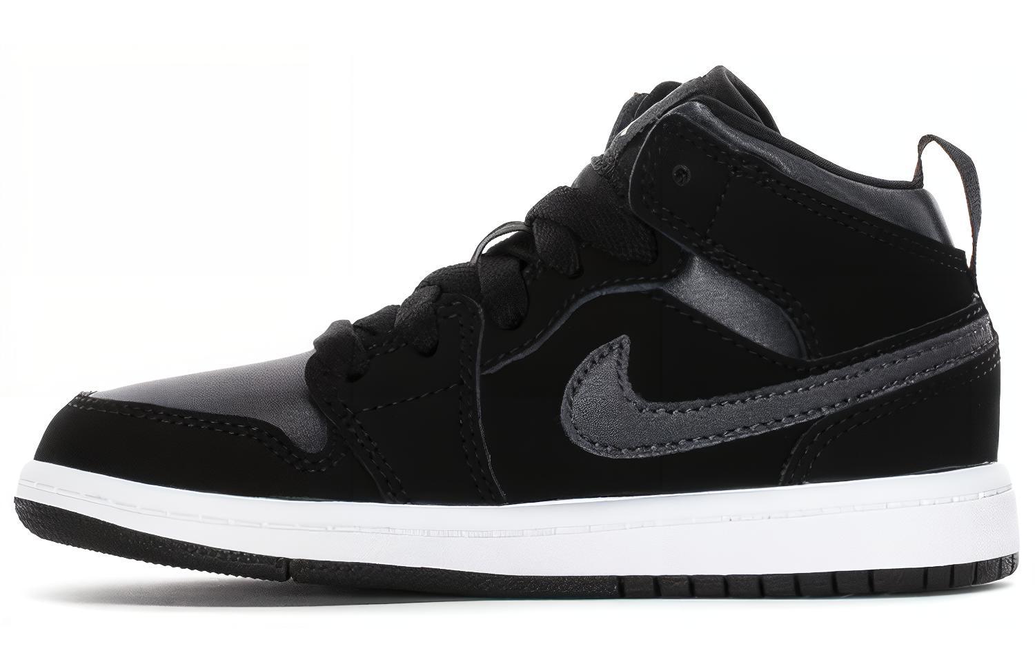 Buy (幼兒) Air Jordan 1 Mid SE '黑煙灰' BQ6932-012