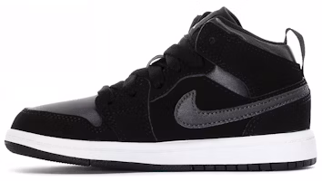(Preschool) Air Jordan 1 Mid SE 'Black Anthracite' BQ6932-012