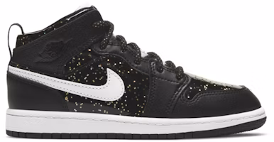 (Preschool) Air Jordan 1 Mid SE 'Black Glitter' AV5173-001 (Preschool) Air Jordan 1 Mid SE 'Black Glitter' AV5173-001