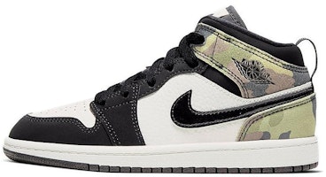 (Preschool) Air Jordan 1 Mid SE 'Camo' CW5560-001 (Preschool) Air Jordan 1 Mid SE 'Camo' CW5560-001