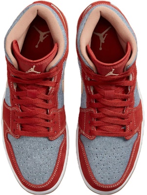 (PS) Air Jordan 1 Mid SE 'Denim Merah' DM4383-600 Shop (PS) Air Jordan 1 Mid SE 'Denim Merah' DM4383-600