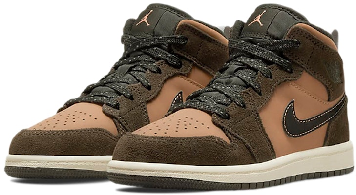 (Preschool) Air Jordan 1 Mid SE 'Earth Tone' DC7249-200 Order (Preschool) Air Jordan 1 Mid SE 'Earth Tone' DC7249-200