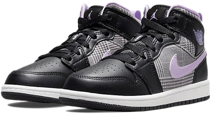 (Preschool) Air Jordan 1 Mid SE 'Houndstooth' DC7227-015 Lookbook (Preschool) Air Jordan 1 Mid SE 'Houndstooth' DC7227-015