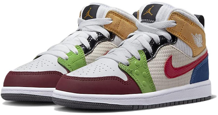 (學齡前) Air Jordan 1 Mid SE 'Messy Room' DR6958-100 Lookbook (學齡前) Air Jordan 1 Mid SE 'Messy Room' DR6958-100