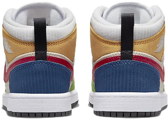 (學齡前) Air Jordan 1 Mid SE 'Messy Room' DR6958-100 Purchase (學齡前) Air Jordan 1 Mid SE 'Messy Room' DR6958-100