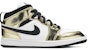 (PS) Air Jordan 1 Mid SE 'Emas Metalik' DC1422-700