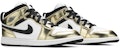 (PS) Air Jordan 1 Mid SE 'Emas Metalik' DC1422-700
