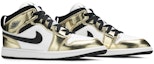 Cheap (PS) Air Jordan 1 Mid SE 'Emas Metalik' DC1422-700