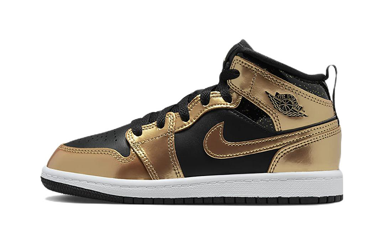 Buy (PS) 에어 조던 1 미드 SE '메탈릭 골드 블랙' DR6968-071