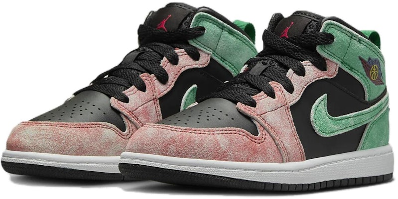 (學齡前兒童)Air Jordan 1 Mid SE 'MJ's Playground' FN9762-003 Lookbook (學齡前兒童)Air Jordan 1 Mid SE 'MJ's Playground' FN9762-003