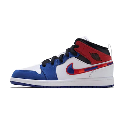(PS) Jordan 1 Mid SE 'Multicolored Swoosh'