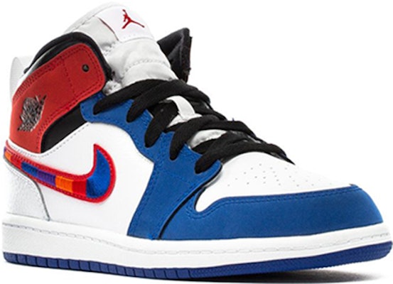 (PS) Air Jordan 1 Mid SE '多彩 Swoosh' BQ6932-146 Lookbook (PS) Air Jordan 1 Mid SE '多彩 Swoosh' BQ6932-146