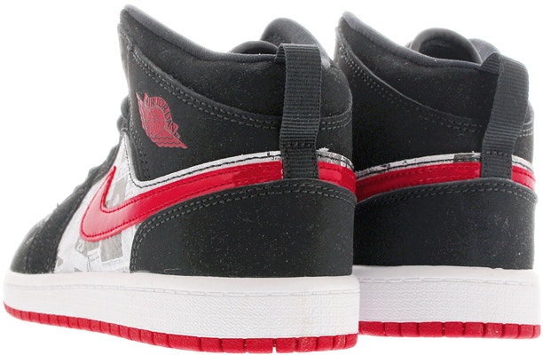 (PS) Air Jordan 1 Mid SE '报纸时代' BQ6932-061 Lookbook (PS) Air Jordan 1 Mid SE '报纸时代' BQ6932-061