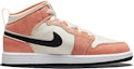 Order (Preschool) Air Jordan 1 Mid SE 'Orange Suede' DV1341-800