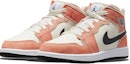 Lookbook (Preschool) Air Jordan 1 Mid SE 'Orange Suede' DV1341-800