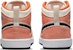 (Preschool) Air Jordan 1 Mid SE 'Orange Suede' DV1341-800