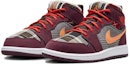 Lookbook (PS) Air Jordan 1 Mid SE 'Plaid' Lelaki & Wanita Sneakers FD5461-608