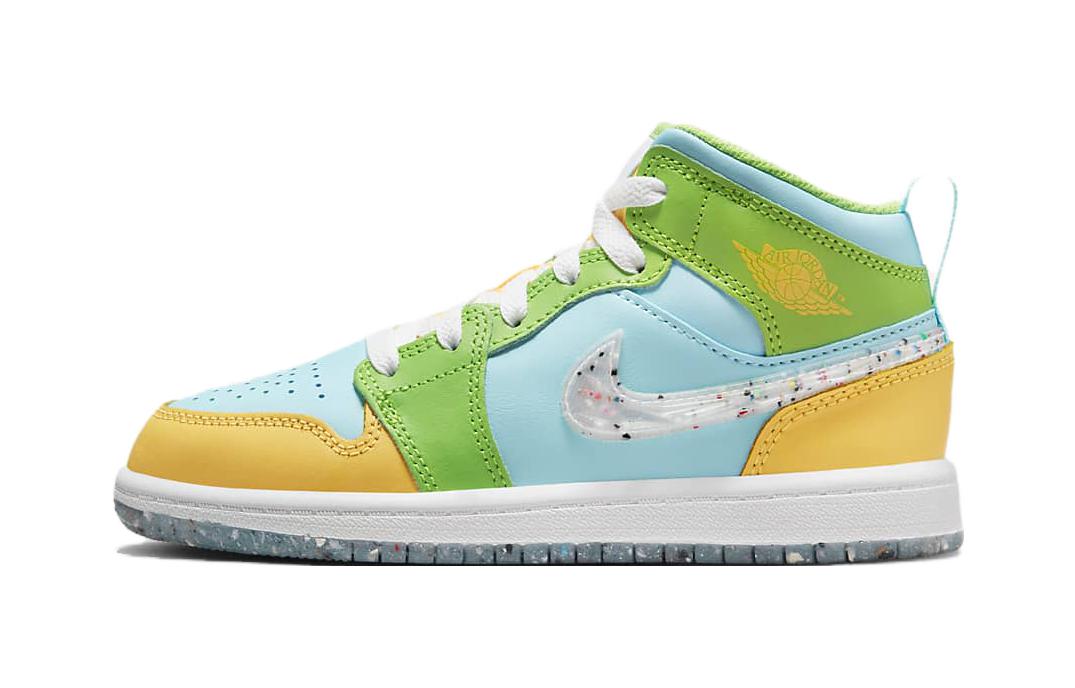 Buy （學齡前）Air Jordan 1 Mid SE「Recycled Grind」DX4370-400