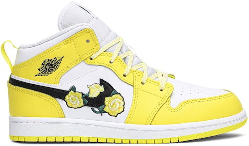 (PS) エア ジョーダン 1 MID SE "ローズパッチ" (ダイナミックイエロー) AV5173-700 Buy (PS) エア ジョーダン 1 MID SE "ローズパッチ" (ダイナミックイエロー) AV5173-700