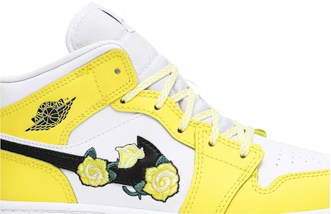 (PS) エア ジョーダン 1 MID SE "ローズパッチ" (ダイナミックイエロー) AV5173-700 Order (PS) エア ジョーダン 1 MID SE "ローズパッチ" (ダイナミックイエロー) AV5173-700