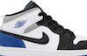 Order (PS) Air Jordan 1 Mid SE 'Royal Black Toe' Lelaki BQ6932-102