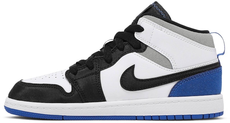 (Preschool) Air Jordan 1 Mid SE 'Royal Black Toe' BQ6932-102 Lookbook (Preschool) Air Jordan 1 Mid SE 'Royal Black Toe' BQ6932-102