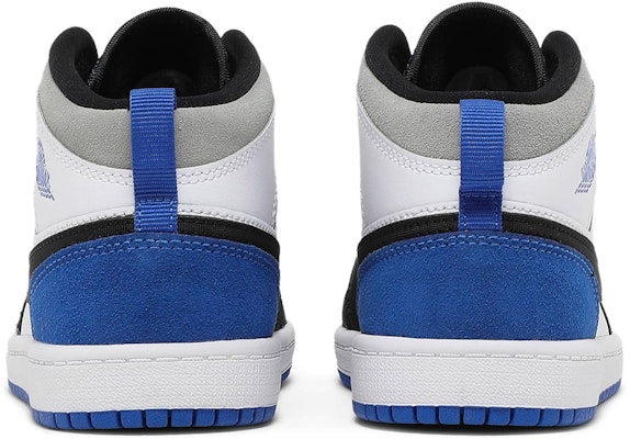 (Preschool) Air Jordan 1 Mid SE 'Royal Black Toe' BQ6932-102 Details for (Preschool) Air Jordan 1 Mid SE 'Royal Black Toe' BQ6932-102