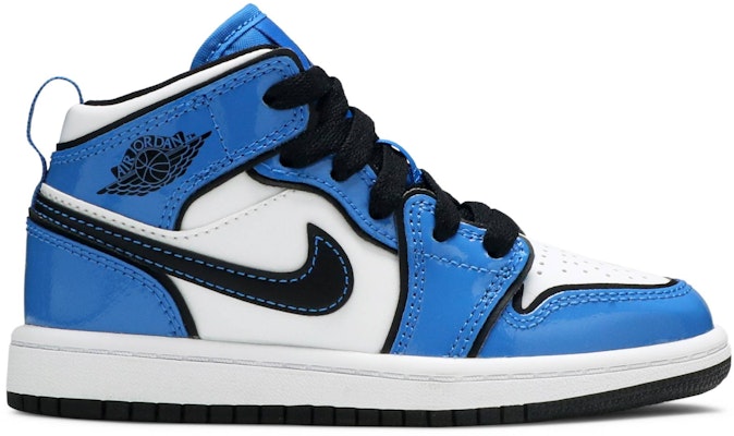 (Preschool) Air Jordan 1 Mid SE 'Signal Blue' BQ6932-402 Buy (Preschool) Air Jordan 1 Mid SE 'Signal Blue' BQ6932-402